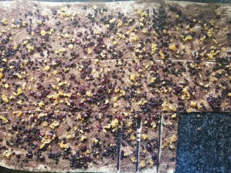 Cinnamon Rolls Being Rolled