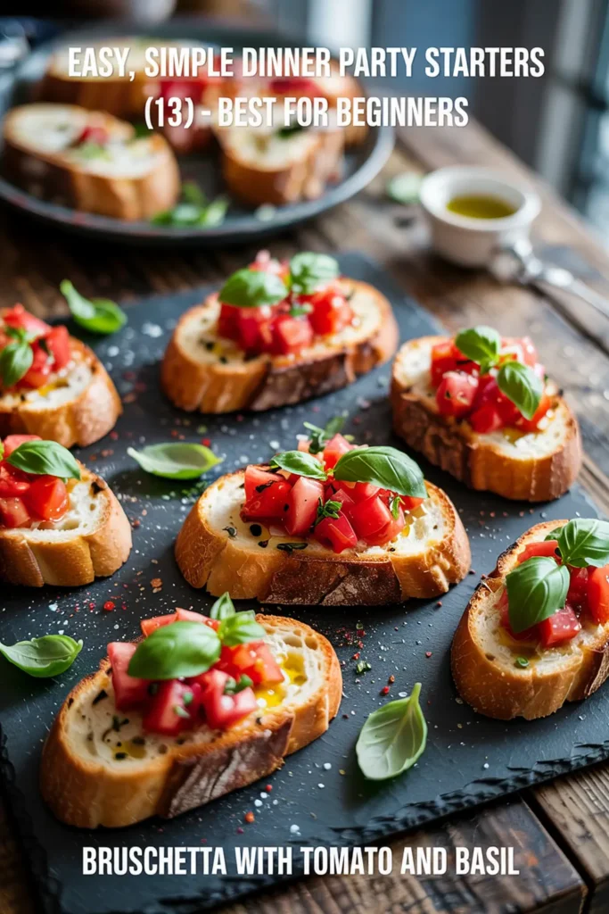 Bruschetta with Tomato and Basil