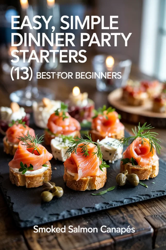 Smoked Salmon Canapés