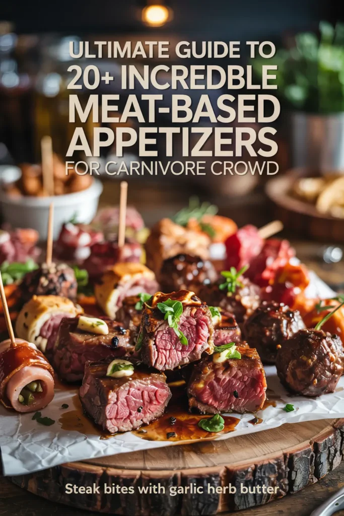 Steak Bites with Garlic Herb Butter