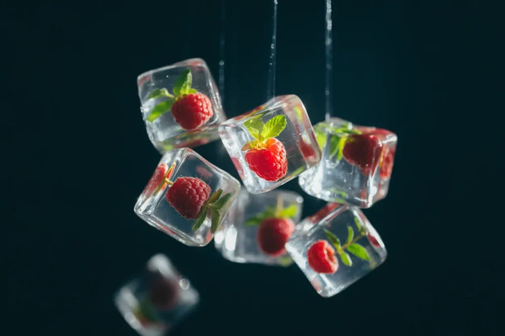 Crystal Clear Ice Cubes That Look Like Diamonds