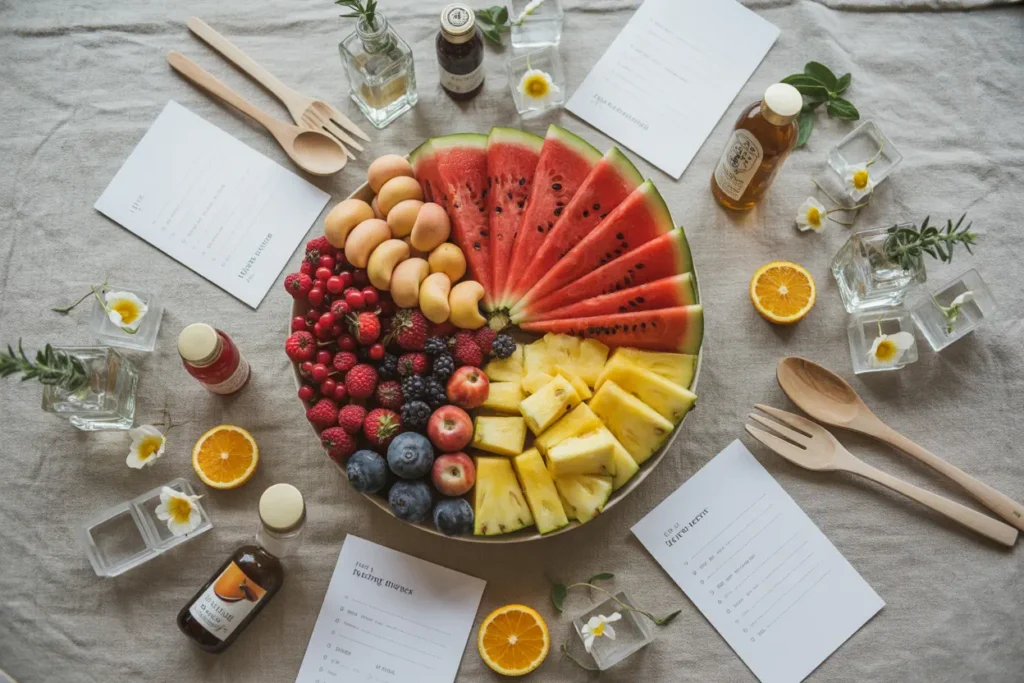 Summer Party Display of Hydrating Fruits