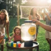 Summer Party Family with Hydrating Water