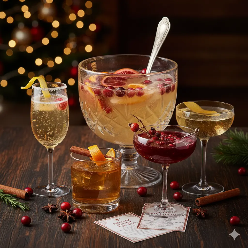 Combining Christmas-specific scents, aromas, spices, colours and tastes help to reinforce the theme