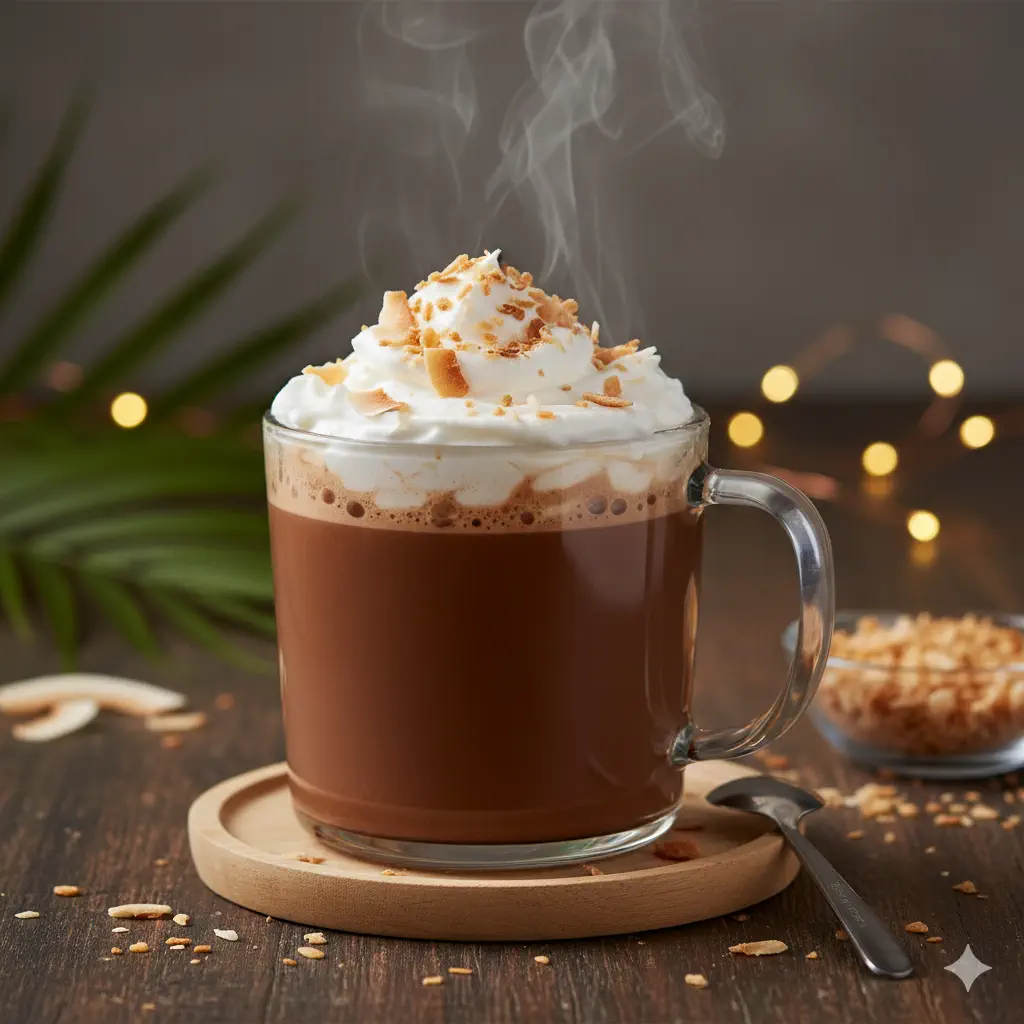 Coconut milk offers a dairy-free alternative that brings its own unique flavor profile to hot chocolate