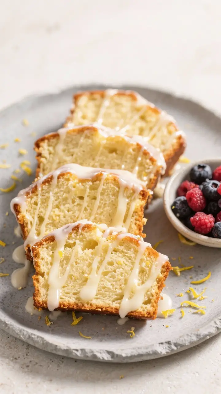 Final presentation, tasty top view: Overhead slice-and-serve scene with several generous slices of c