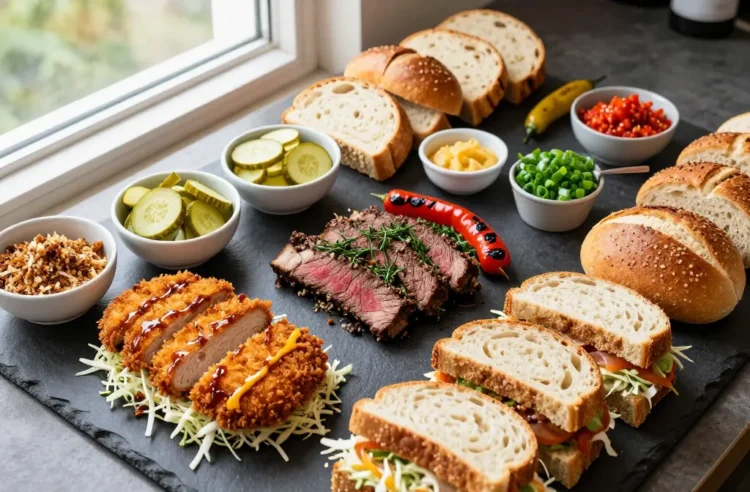 Epic 10 Sandwich Bar Ideas with International Flavor Twists