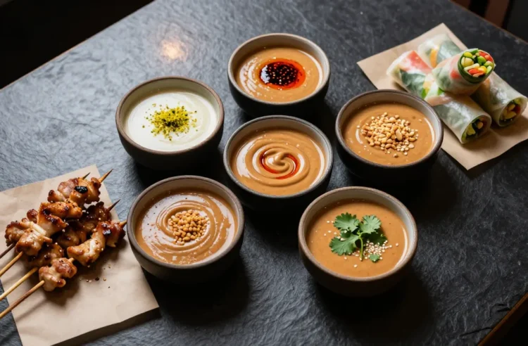 Irresistible 5 Peanut Sauce Variations for Satay and Spring Rolls