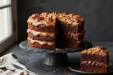Epic German Chocolate Cake with Coconut Frosting