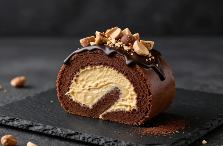 Irresistible Peanut Butter Cup Chocolate Roll That Wows