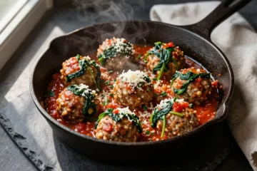 Spinach and Garlic Meatballs You’Ll Crave Every Night