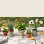 10 Non-Cheesy Easter Picnic Centerpieces (No Plastic Grass Required) That Wow