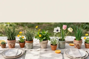 10 Non-Cheesy Easter Picnic Centerpieces (No Plastic Grass Required) That Wow