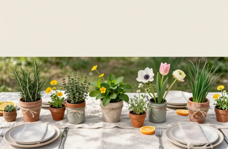 10 Non-Cheesy Easter Picnic Centerpieces (No Plastic Grass Required) That Wow