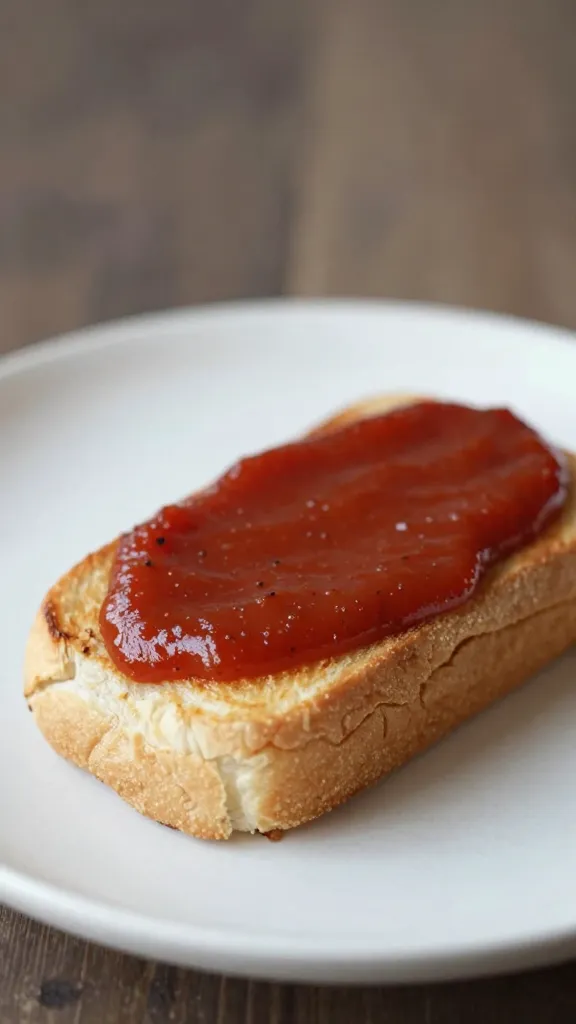 toasted brioche bun brushed with berbere ketchup