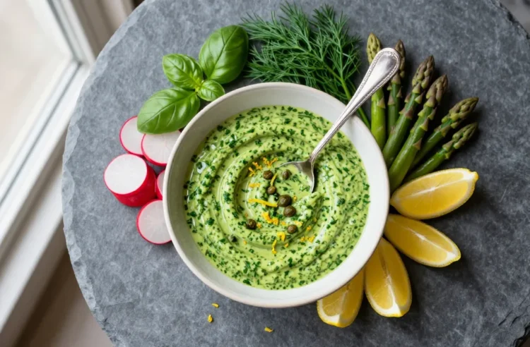 Make Everything Pop: French Sauce Verte | Spring Herb Mayo 5-Minute Dip