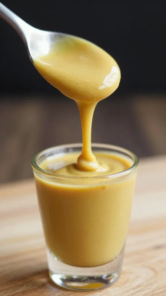 spoonful of Colombian aji dripping, macro food shot