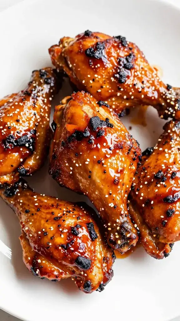 Grilled chicken thigh glazed with nam prik pao