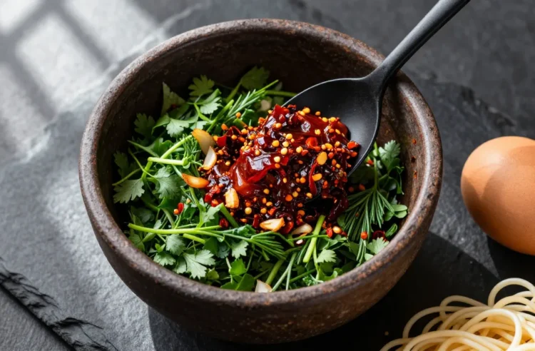 Meet Your New Obsession: Chili Crisp Fines Herbes | Fancy French-Chinese Fusion