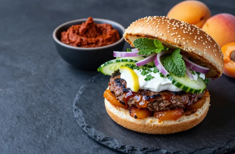 Viral Bite: Moroccan Harissa Apricot | Lamb Burger Crown