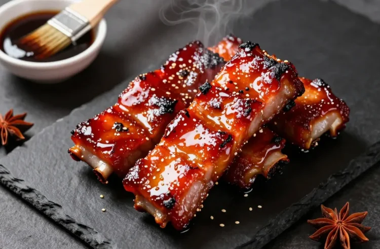 Sticky, Glossy Ribs Fast Chinese Hoisin Five-Spice | Char Siu Ribs Hack