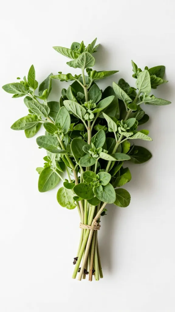 fresh oregano bunch tied for chimichurri