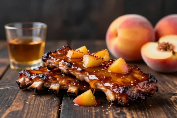 Crave-Worthy Georgia Peach Bourbon Glaze | 12-Minute Rib Candy