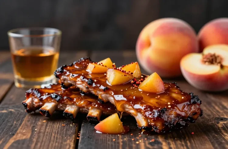 Crave-Worthy Georgia Peach Bourbon Glaze | 12-Minute Rib Candy