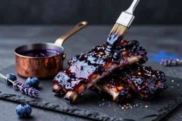 Insanely Easy Blueberry-Lavender Bbq | Floral Ribs in 20 Minutes Flat