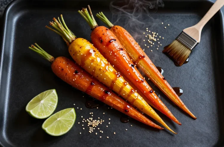 Addictively Sticky Maple-Sriracha Carrot Glaze | Roasted Side-Dish Upgrade