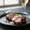 Weeknight Glow-Up Champagne Dijon Reduction | Grown-Up Ham Steak Drizzle