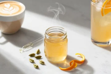 Upgrade Mornings with Cardamom Orange Blossom Syrup | Brunch Coffee & Cocktails