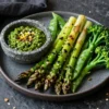 Viral Green Gold Charred Scallion Pesto | Smoky Spring Veggie Toss