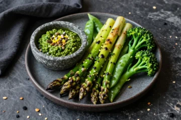 Viral Green Gold Charred Scallion Pesto | Smoky Spring Veggie Toss