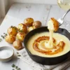 Caramelized Onion & Goat-Cheese Fondue | Easter Potatoes’ Dream Tonight
