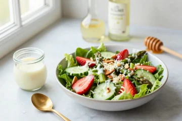 Craveable White Balsamic & Elderflower Dressing | 2-Minute Spring Salad