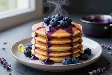 Viral Lavender Blueberry CompôTe | Brunch Pancake Boom in 8 Minutes