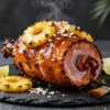 Beachy Holiday Showstopper Pineapple-Coconut Upside-Down Glaze | 10-Minute Spiral Ham Hack