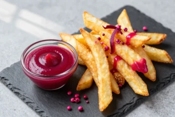 Viral Fries Hack Pickled Beet & Pink Peppercorn Ketchup | Insta-Ready Magenta