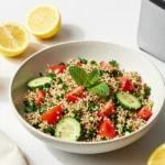 Easy Quinoa Tabbouleh (Parsley + Lemon) Recipe: Assembly Guide + Cooler Tips for Picnics