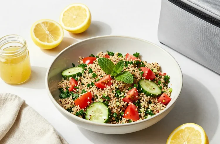Easy Quinoa Tabbouleh (Parsley + Lemon) Recipe: Assembly Guide + Cooler Tips for Picnics