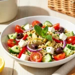 Easy Greek Orzo Salad with Lemon & Herbs Recipe: Assembly Guide + Cooler Tips for Picnics Now