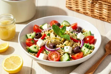 Easy Greek Orzo Salad with Lemon & Herbs Recipe: Assembly Guide + Cooler Tips for Picnics Now