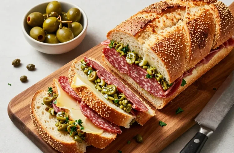 Epic Muffaletta Sandwich (New Orleans-Style) Recipe for a Crowd: Ingredient Amounts, Prep Timeline + Serving Plan