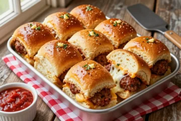 Meatball Sliders (Pull-Apart Party Sandwiches) Recipe: Shopping List, Portions Per Person + Picnic Packing Tips