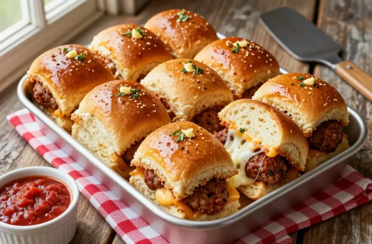Meatball Sliders (Pull-Apart Party Sandwiches) Recipe: Shopping List, Portions Per Person + Picnic Packing Tips