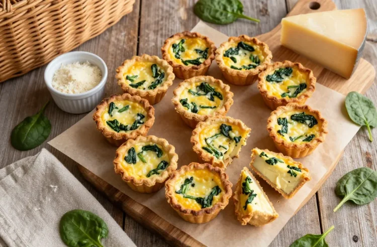 Ultimate Mini Quiche Bites (Spinach + Cheese) Recipe: Shopping List, Portions Per Person + Picnic Packing Tips