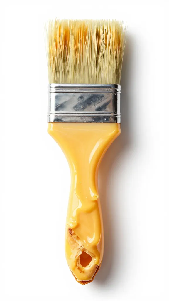 brush glazing a single pinwheel with egg wash