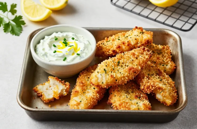Make-Ahead Crispy Garlic Cod Bites with Lemon Herb Dip Recipe: Storage, Transport + Serving Tips (No Soggy Snacks)