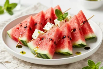Easy Watermelon Feta Skewers with Mint Recipe: Assembly Guide + Cooler Tips for Picnics